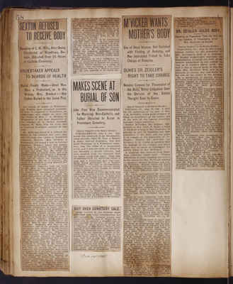 1882 Scrapbook of Newspaper Clippings Vo 1 071